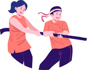 Celebration Character Illustration