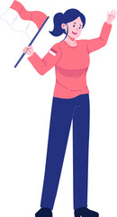 Celebration Character Illustration