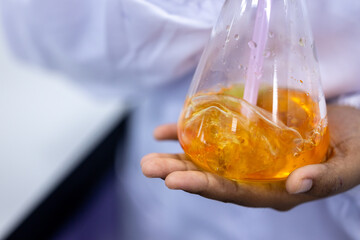 pH testing in food and Encapsulation Experiment example in the laboratory