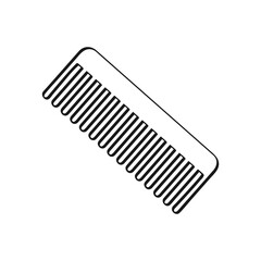 Spa treatment comb, sketch, doodle