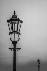 Obraz premium Old street lanterns in Dresden, Germany