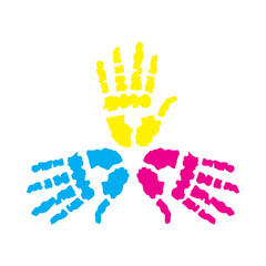 handprint paint colors