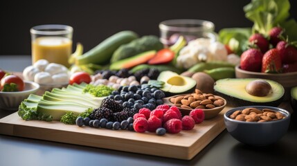 Healthy food, Vegan day.