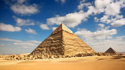 Fototapeta premium Pyramid of Khafre in Giza, Cairo, Egypt