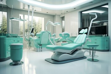 Contemporary dental clinic. Generative AI
