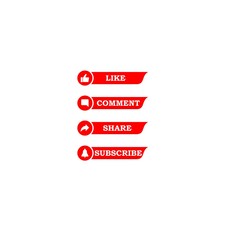 Like, Comment, Share, and Subscribe button