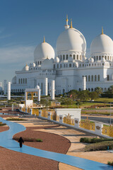 Naklejka premium Sheikh Zayed Grand Mosque, Abu Dhabi, Vereinigte Arabische Emirate