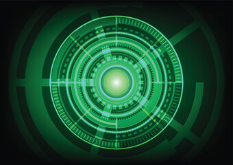 Sci Fi Modern User Interface Elements. Futuristic Abstract HUD. Good for game UI. Circle elements for data infographics. Vector Illustration.