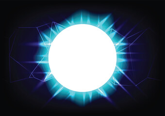 Technology grid sphere.Digital abstract network structure. 3D rendering.