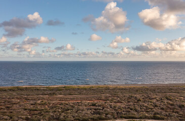 The picturesque scenery of a Caribbean island