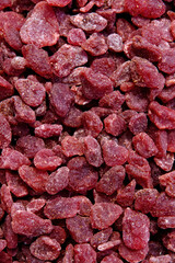 background of dried red dried fruits