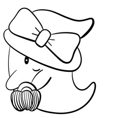 Spooky Halloween Ghost Floating with Pumpkin