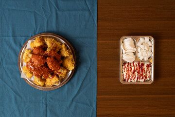 Korean Fried Chicken curry sause
