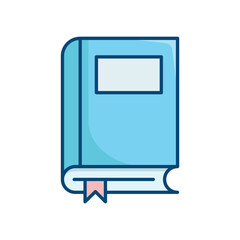 book icon vector design template simple and clean