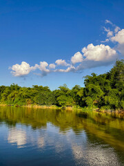 Fototapeta premium river and sky