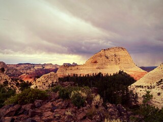 panorama of canyon