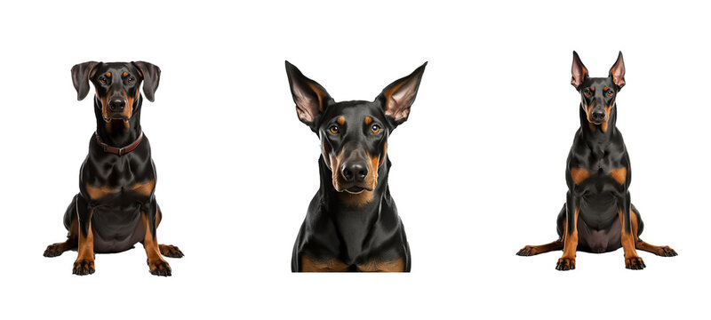 breed doberman pinscher illustration pedigree n, black grass, portrait park breed doberman pinscher