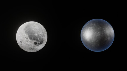 Moon VS Mercury
