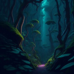 Otherworldly Alien Rainforest