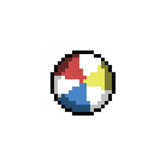 this is ball icon in pixel art with simple color and white background ,this item good for presentations,stickers, icons, t shirt design,game asset,logo and your project.