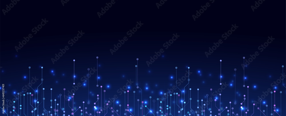 Poster abstract structure circuit computer  technology business background