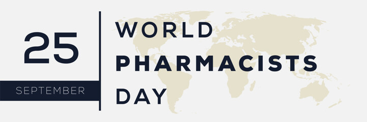 World Pharmacists Day, held on 25 September.