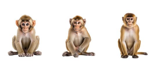 animal monkey illustration wild nature, funny primate, mammal happy animal monkey