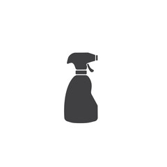 Anti-Bacterial Alcohol Agent, Sanitizer,  Bottle Spray Flat Style Vector Icon