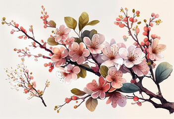 Obraz na płótnie Canvas cherry blossom sakura