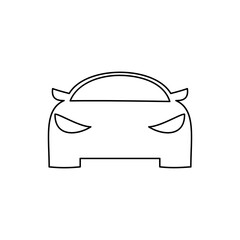 car icon with line style suitable for your business