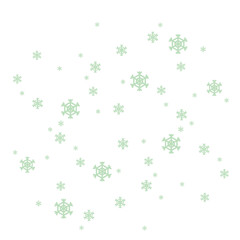 Seamless Snowflake Pattern