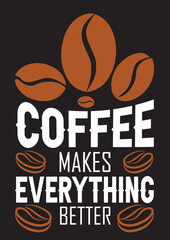 COFFEE T SHIRT DESIGN AND TYPOGRAPHY DESIGN