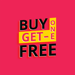 buy one get one free sale and deals background post design