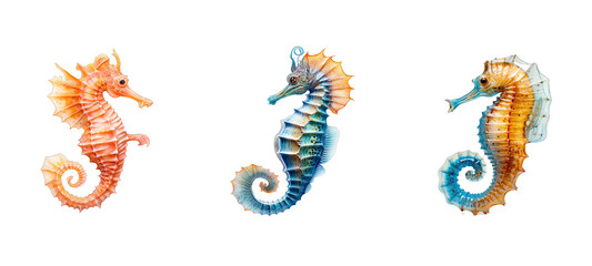 seahorse seahorse illustration animal fish, ocean beautiful, hippocampus marine seahorse seahorse - obrazy, fototapety, plakaty