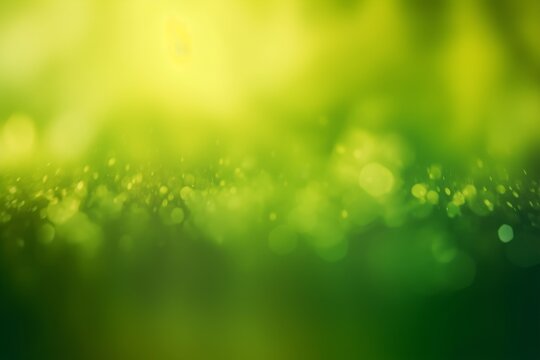 A blurred green background