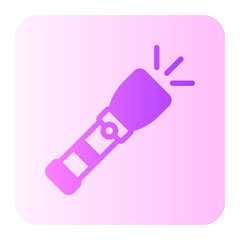 flashlight gradient icon
