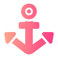 anchor gradient icon