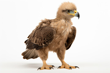 Fototapeta premium a bird with a very long beak standing on a white surface