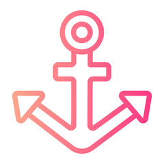 anchor gradient icon