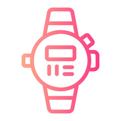diving watch gradient icon