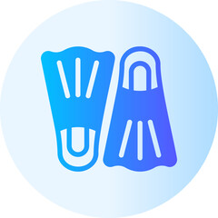 flippers gradient icon