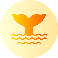 whale gradient icon