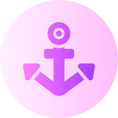 anchor gradient icon