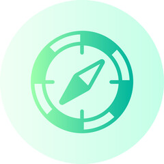 compass gradient icon