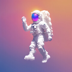 Fototapeta premium the cloud astronaut