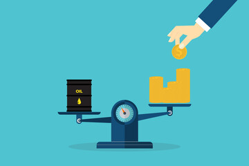 Rising oil prices. Gas, fuel, gasoline prices.
