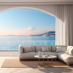 Fototapeta premium Secluded Sanctuary Home in the Heart of Nature's Beauty