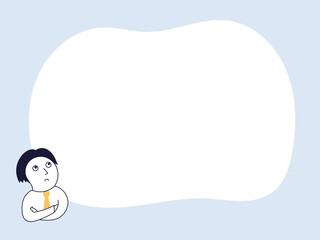 悩みや疑問、困りごとを抱えた男性会社員