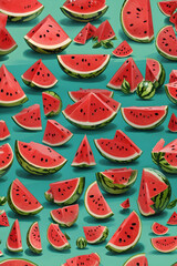 Different types of Cute watermelon pretty red