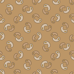 Viruses Bacteria vector concept colorful seamless pattern